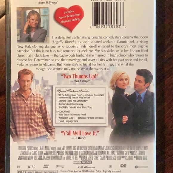 3 DVDs: Sweet Home Alabama, Zack and Miri - Picture 3 of 7